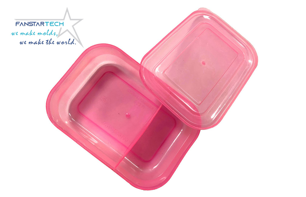 塑料午餐盒塑料注塑模具定制